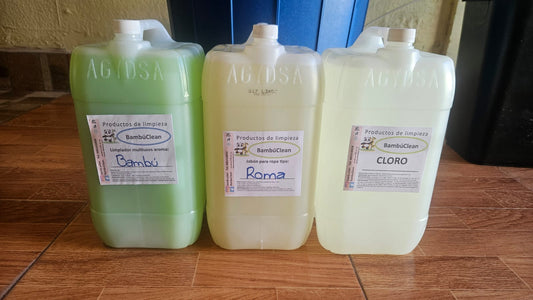 Jabones y detergentes líquidos 1 lt.